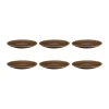 Soucoupe à café Terra Ø 16,1 cm, lot de 6, Earth Brown