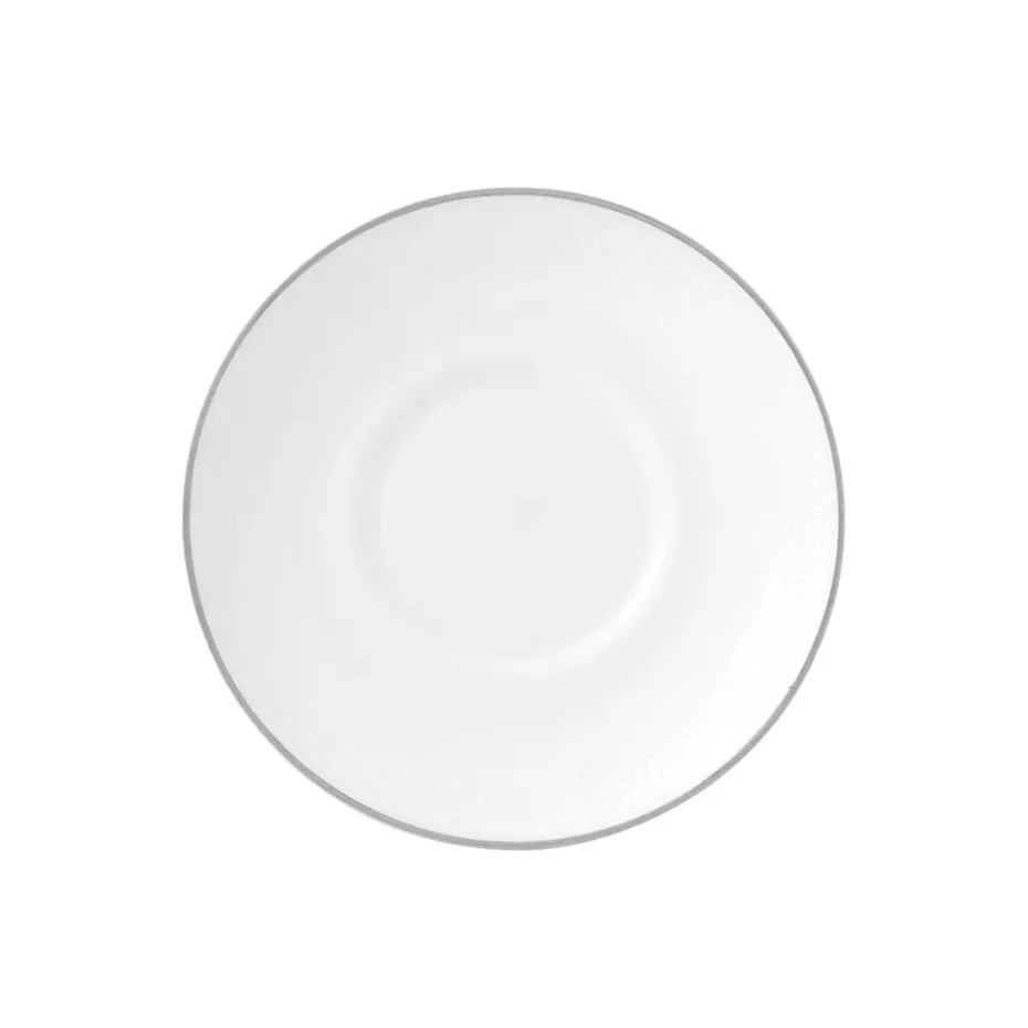 Soucoupe à espresso Vera Wang Blanc Sur Blanc, Ø12,5 cm