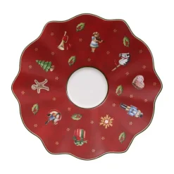 Soucoupe pour tasse à expresso Toy's Delight Ø 13 cm, Blanc-rouge