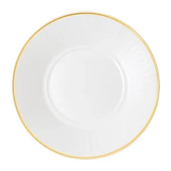 Soucoupe pour tasse à thé Château Septfontaines Ø16 cm, Blanc-or