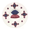 Soucoupe Taika Sato Ø11 cm, Blanc-multicolore