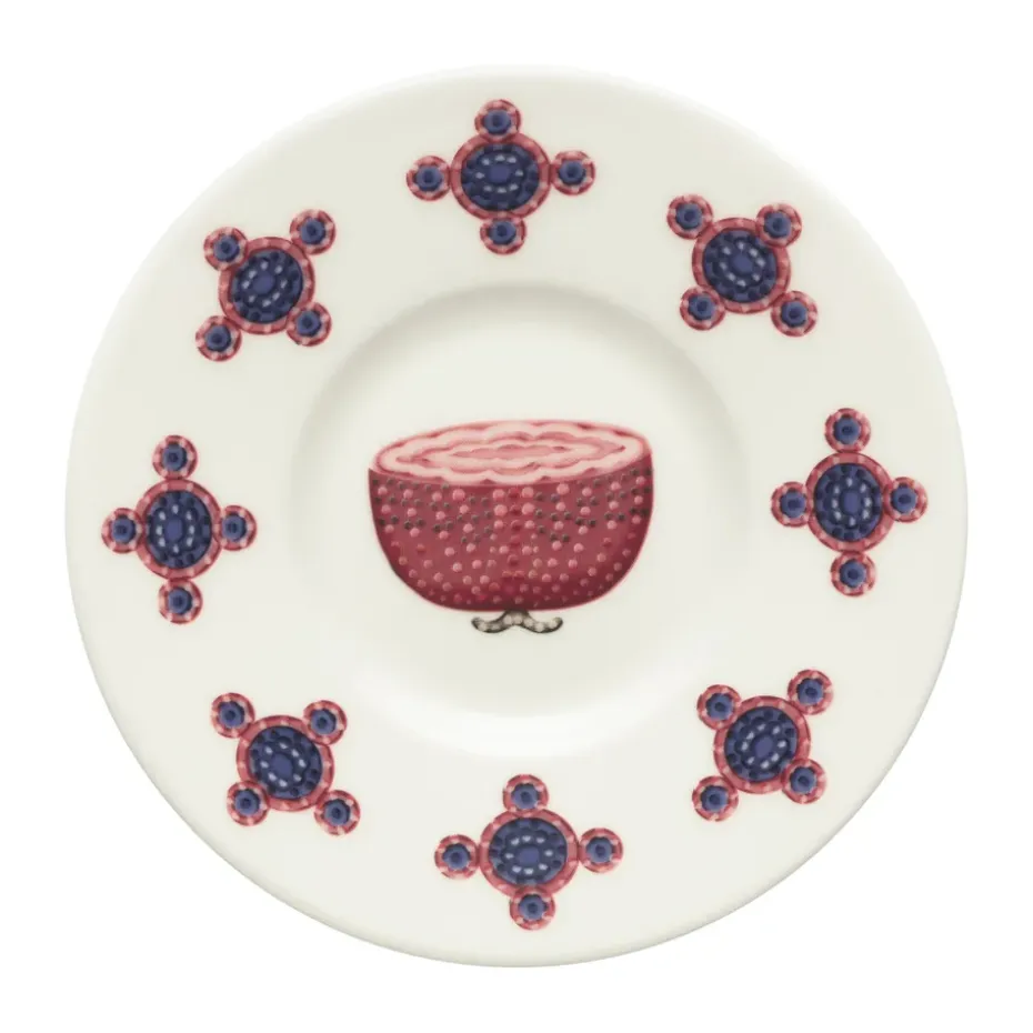 Soucoupe Taika Sato Ø15 cm, Blanc-multicolore