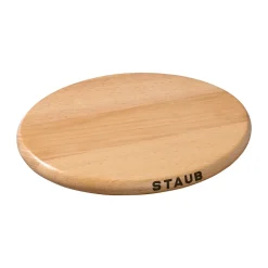 Sous-plat magnétique ovale en hêtre Staub, 15 cm