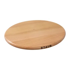 Sous-plat magnétique ovale en hêtre Staub, 29 cm
