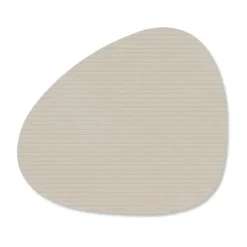 Sous-verre Corduroy curve, Oyster White