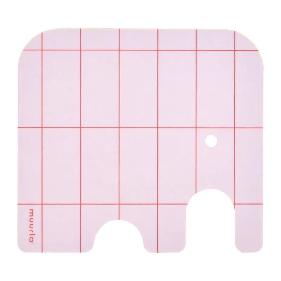 Sous-verre Elephant 11x10 cm, Pink