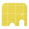 Sous-verre Elephant 11x10 cm, Yellow