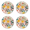 Sous-verres Flower Ø11 cm lot de 4, Pink