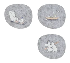 Sous-verres Moomin 9,5x11 cm 4 pièces, Sailors