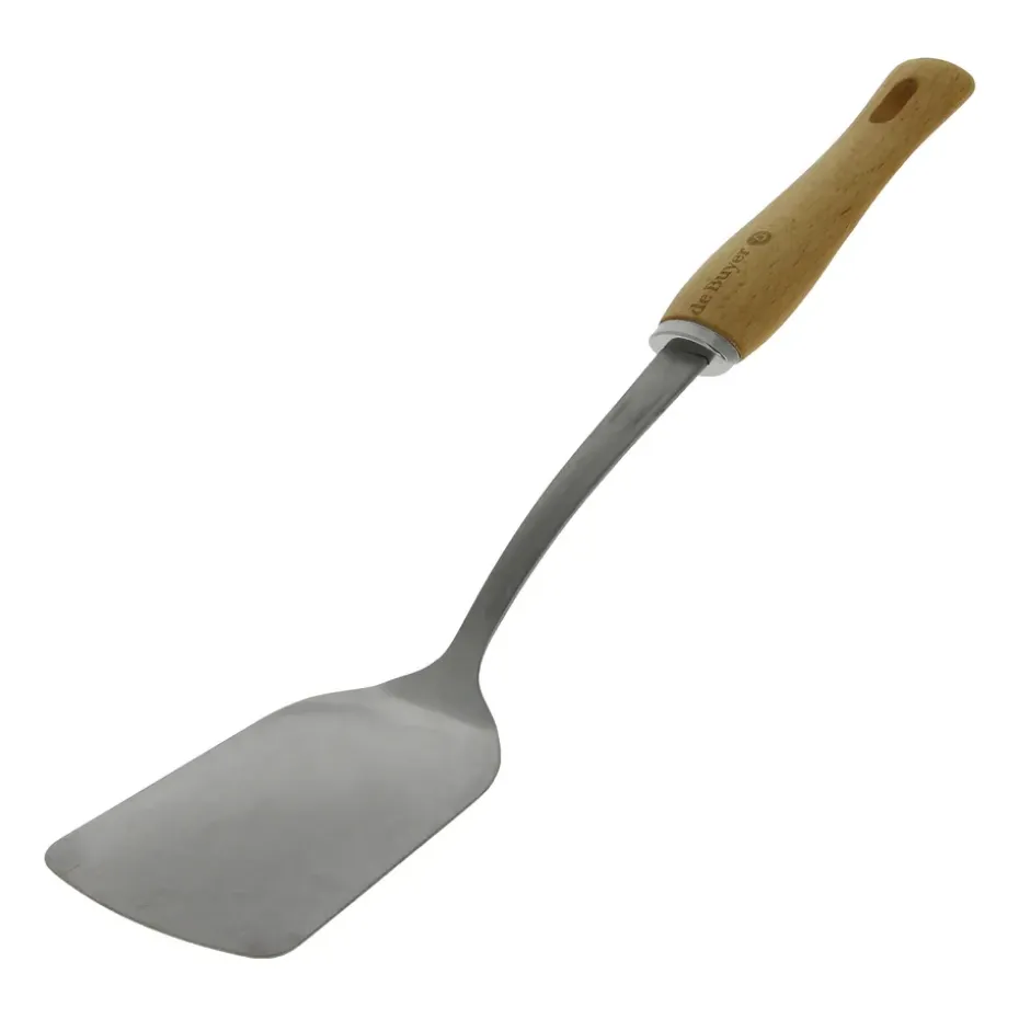 Spatule à manche en bois De Buyer B Bois, Acier inoxydable