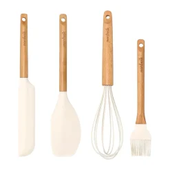 Spatule Nordwik 29 cm en hêtre, Crème