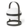Spot à énergie solaire Soft noir, 34 cm