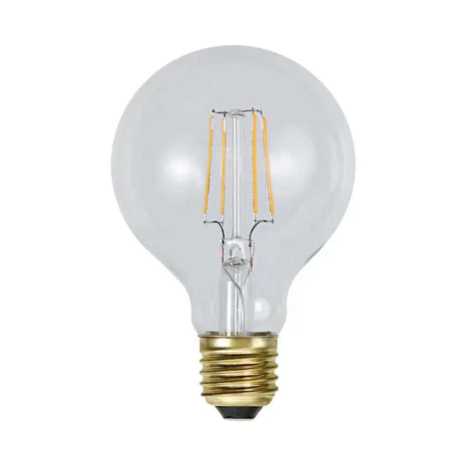 Star Trading E27 LED soft glow à luminosité réglable, 8 cm, 2100 K