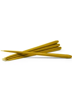 STOFF bougies antiques ester & erik lot de 6, Mustard