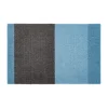 Stripes paillasson horizontal, Blue-steel grey, 40x60 cm
