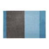 Stripes paillasson horizontal, Blue-steel grey, 60x90 cm