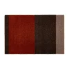 Stripes paillasson horizontal, Brown-terracotta, 40x60 cm