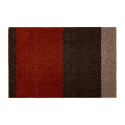 Stripes paillasson horizontal, Brown-terracotta, 40x60 cm