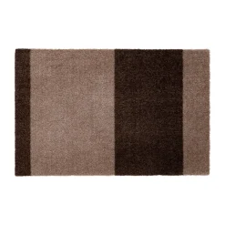 Stripes paillasson horizontal, Sand-brown, 40x60 cm