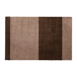 Stripes paillasson horizontal, Sand-brown, 60x90 cm