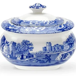 Sucrier avec couvercle Blue Italian, 25 cl