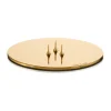 Support pour bougies ester & erik Ø9 cm brillant, Or