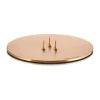 Support pour bougies ester & erik Ø9 cm mat, Or rosé