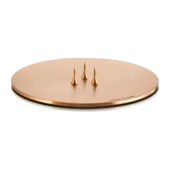 Support pour bougies ester & erik Ø9 cm mat, Or rosé
