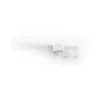 Support pour chiffon et éponge avec ventouse, Blanc