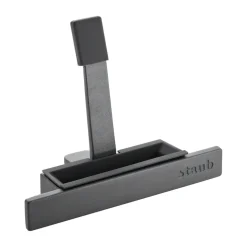 Support pour couvercle en fonte-silicone Staub, Noir