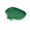 Support pour savon avec égouttoir silicone, Vert foncé