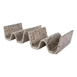 Support pour tacos Ditte Lot de 2, Gris-noir