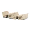 Support pour tacos Ditte Lot de 2, Beige-bordeaux