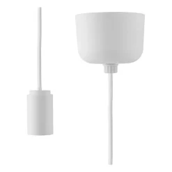 Suspension avec cache-piton 2,5 m, Blanc
