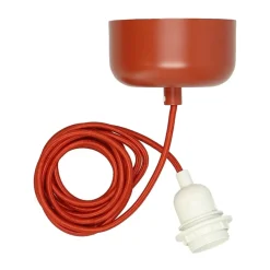 Suspension de plafond avec câble de 250 cm, Rouge