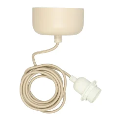 Suspension de plafond avec câble de 250 cm, Beige