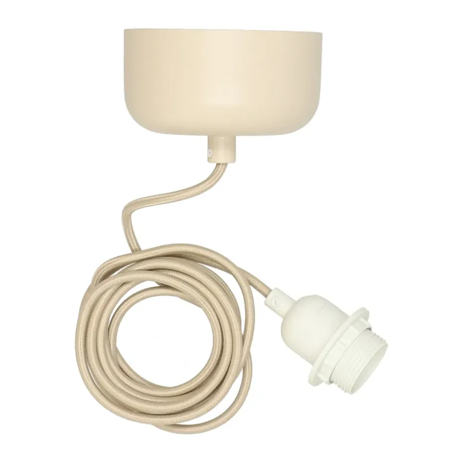 Suspension de plafond avec câble de 250 cm, Beige