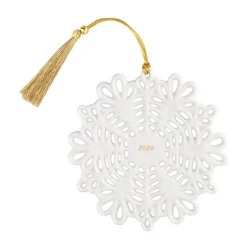 Suspension en flocon de neige Christmas Classics, Blanc