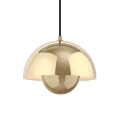 Suspension Flowerpot VP1, Brass-plated