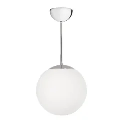 Suspension Funkis Glob, White-chrome Ø20 cm