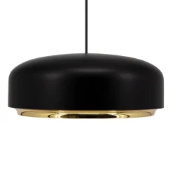 Suspension Hazel moyen Ø40 cm, Noir