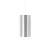 Suspension Moebe Tube large Ø 14 cm, Aluminium brossé
