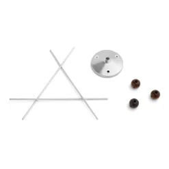 Suspension plafond pour 3 lampes Nelson Bubble Fixture, Fixation pour 3 Bubble