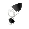 Suspension pour lampe d'intérieur IP20, Noir-transprarent