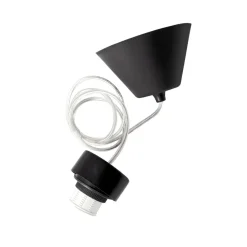 Suspension pour lampe d'intérieur IP20, Noir-transprarent
