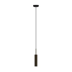 Suspension Tubulaire, Anodized bronzed, 24 cm