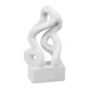 Symbiosis sculpture Art piece 29 cm, Blanc cassé