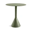 Table à café ronde Palissade Cone, Olive, ø70