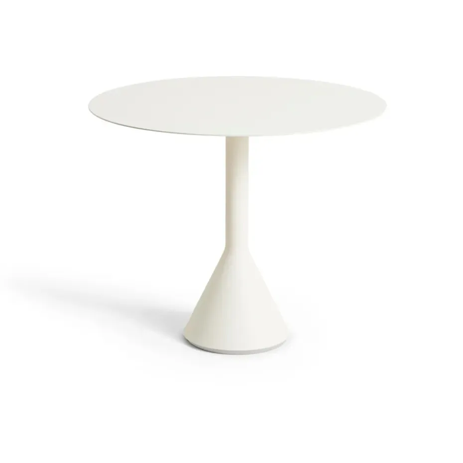 Table à café ronde Palissade Cone, Cream white, Ø90 cm