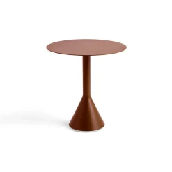 Table à café ronde Palissade Cone, Iron red, Ø70 cm